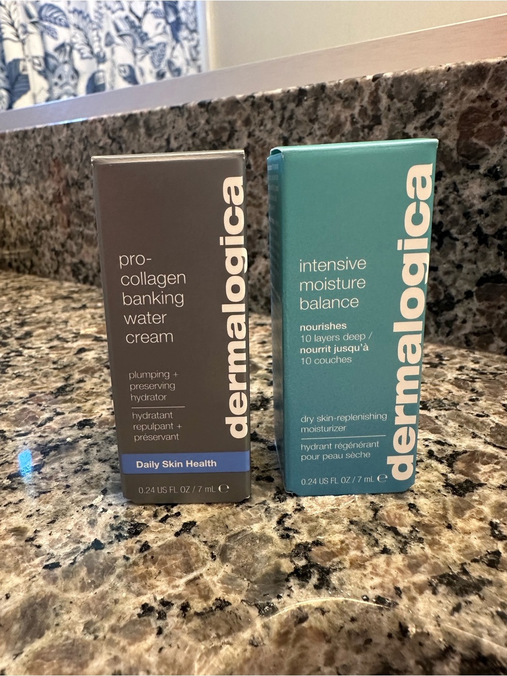 Dermalogica pro-collagen banking water cream and intensive moisture balance